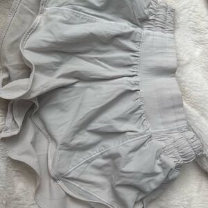 Women's White Lululemon shorts